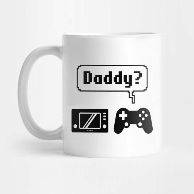 Controller Game Console Icons (Cartoon: Daddy? / Black) by MrFaulbaum